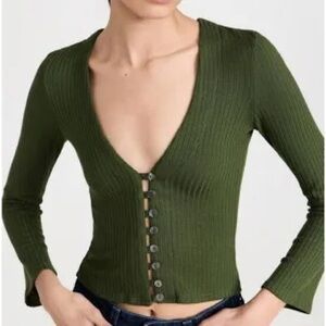 Reformation Gellar Knit Top